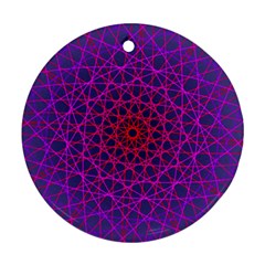 Geometric Pattern-line Art Ornament (round)