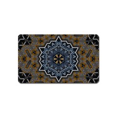 Rosette Mandala Ornament Wallpaper Magnet (name Card) by Ravend