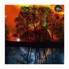 Space Nature Fantasy Trees Medium Glasses Cloth