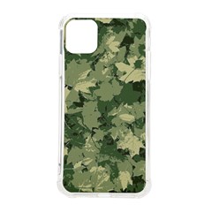 Green Leaves Camouflage Iphone 11 Pro Max 6 5 Inch Tpu Uv Print Case by Ravend