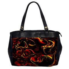 Modern Art Design Fantasy Surreal Orange Oversize Office Handbag