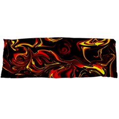 Modern Art Design Fantasy Surreal Orange Body Pillow Case Dakimakura (two Sides) by Ravend