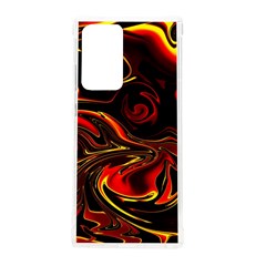 Modern Art Design Fantasy Surreal Orange Samsung Galaxy Note 20 Ultra Tpu Uv Case by Ravend