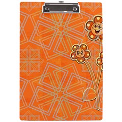 Background Backdrop Art Flowers A4 Acrylic Clipboard by Ravend