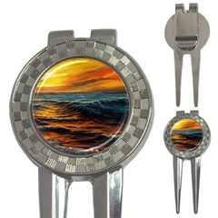 Ocean Sunset Sea Ocean Sunset 3-in-1 Golf Divots