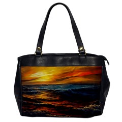 Ocean Sunset Sea Ocean Sunset Oversize Office Handbag