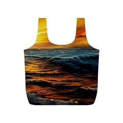 Ocean Sunset Sea Ocean Sunset Full Print Recycle Bag (s)