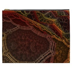 Fractal Pattern Geometric Pattern Cosmetic Bag (xxxl)