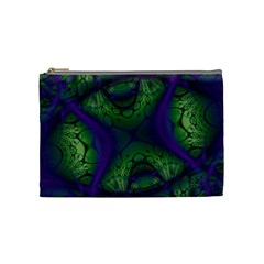 Abstract Art Fractal Cosmetic Bag (medium)