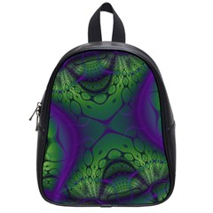 Abstract Art Fractal School Bag (small)