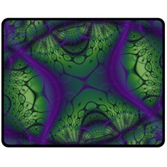 Abstract Art Fractal Fleece Blanket (medium)