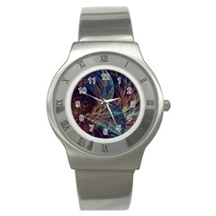 Fractal Abstract- Art Stainless Steel Watch