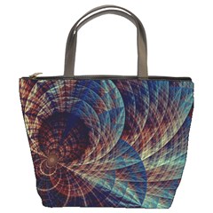 Fractal Abstract- Art Bucket Bag