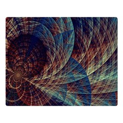 Fractal Abstract- Art Premium Plush Fleece Blanket (large)