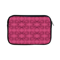 Elegant Pink Floral Geometric Pattern Apple Ipad Mini Zipper Cases by dflcprintsclothing