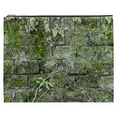 Old Stone Exterior Wall With Moss Cosmetic Bag (xxxl) by dflcprintsclothing