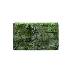 Old Stone Exterior Wall With Moss Cosmetic Bag (xs) by dflcprintsclothing