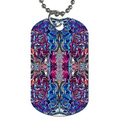 Abstract Blend Repeats Dog Tag (two Sides)