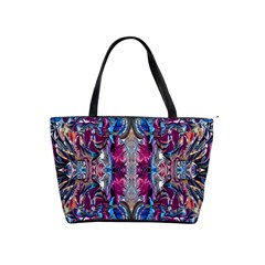 Abstract Blend Repeats Classic Shoulder Handbag by kaleidomarblingart
