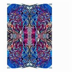 Abstract Blend Repeats Small Garden Flag (two Sides) by kaleidomarblingart