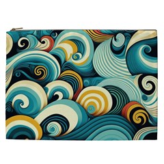 Waves Cosmetic Bag (xxl) by fructosebat