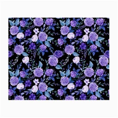 Dark Floral Small Glasses Cloth by fructosebat