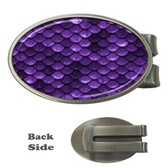 Purple Scales! Money Clips (oval)  by fructosebat