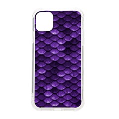 Purple Scales! Iphone 11 Tpu Uv Print Case by fructosebat