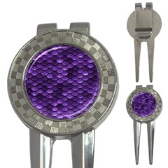 Purple Scales! 3-in-1 Golf Divots by fructosebat