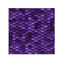 Purple Scales! Square Satin Scarf (30  X 30 ) by fructosebat