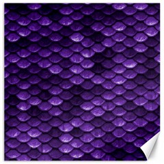 Purple Scales! Canvas 20  X 20  by fructosebat