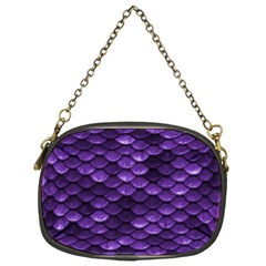 Purple Scales! Chain Purse (one Side) by fructosebat
