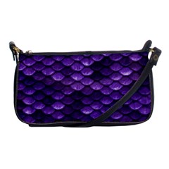 Purple Scales! Shoulder Clutch Bag by fructosebat