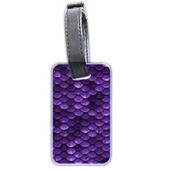 Purple Scales! Luggage Tag (two Sides) by fructosebat