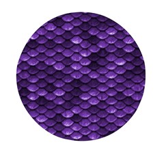 Purple Scales! Mini Round Pill Box (pack Of 5) by fructosebat