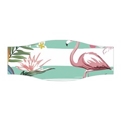 Flamingos T- Shirt Flamingos Tropical Pattern T- Shirt Stretchable Headband