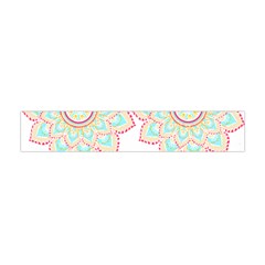 Floral Mandala T- Shirt Pretty Lotus Flower Mandala Art Pattern Premium Plush Fleece Scarf (mini) by maxcute