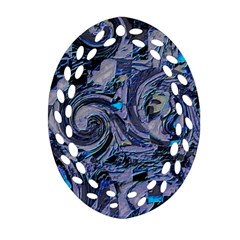 Dweeb Design Ornament (oval Filigree) by MRNStudios