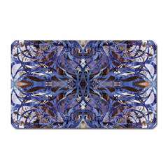 Denim Blend Repeats I Magnet (rectangular) by kaleidomarblingart