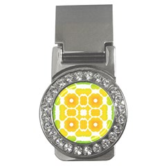 Yellow Seamless Pattern Money Clips (cz) 