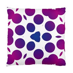 Purple Blue Repeat Pattern Standard Cushion Case (one Side) by Ravend