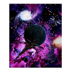 Spaceship Alien Futuristic Shower Curtain 60  X 72  (medium) 