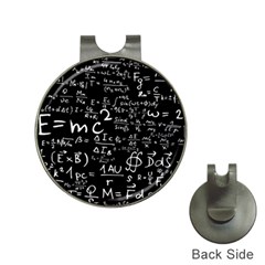 E=mc2 Text Science Albert Einstein Formula Mathematics Physics Hat Clips With Golf Markers by Jancukart