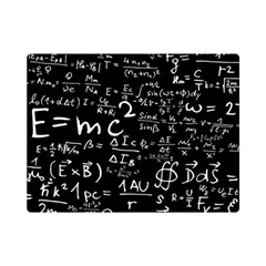 E=mc2 Text Science Albert Einstein Formula Mathematics Physics One Side Premium Plush Fleece Blanket (mini) by Jancukart