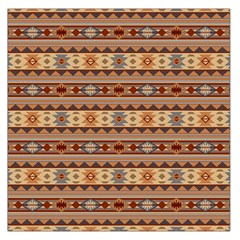 Southwest-pattern-tan-large Square Satin Scarf (36  X 36 ) by SouthwestDesigns