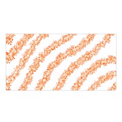 Orange Sparkle Glitter Art Lines T- Shirt Orange Sparkle Glitter Lines Art T- Shirt Satin Shawl 45  X 80  by maxcute