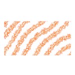 Orange Sparkle Glitter Art Lines T- Shirt Orange Sparkle Glitter Lines Art T- Shirt Satin Wrap 35  x 70  Front