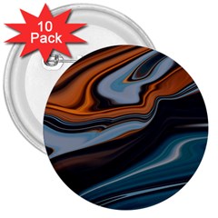 Background Pattern Design Abstract 3  Buttons (10 Pack) 