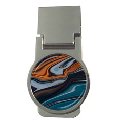 Background Pattern Design Abstract Money Clips (round) 