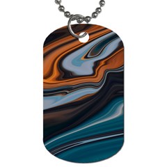 Background Pattern Design Abstract Dog Tag (two Sides) by Jancukart